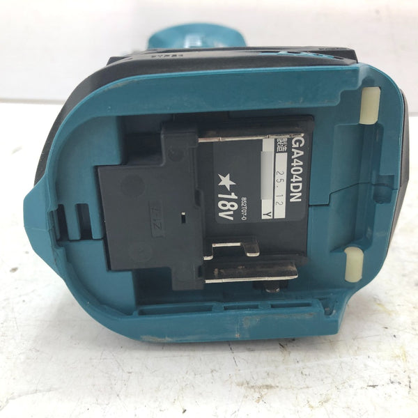 makita マキタ 18V対応 100mm 充電式ディスクグラインダ スライドスイッチタイプ 本体のみ GA404DZN 中古美品