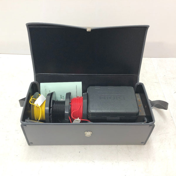 HIOKI 日置電機 アナログアースハイテスタ ケース・測定コードセット 3151 中古