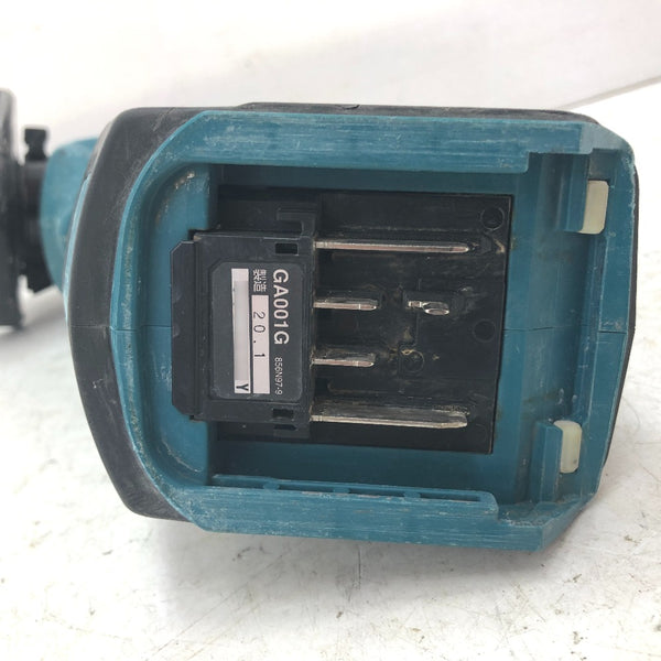 makita マキタ 40Vmax対応 100mm 充電式ディスクグラインダ スライドスイッチタイプ 本体のみ GA001G 中古