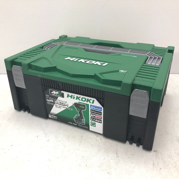 HiKOKI ハイコーキ マルチボルト36V 12.7mm コードレスインパクトレンチ アグレッシブグリーン ケース・充電器・バッテリ2個セット WR36DH(2XPSZ) 未使用品