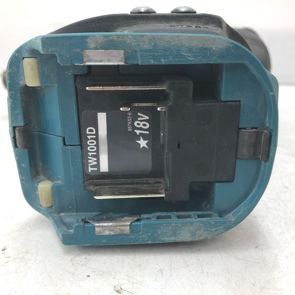 makita マキタ 18V対応 19mm 充電式インパクトレンチ 最大トルク800N・m ケース付 TW1001D 中古