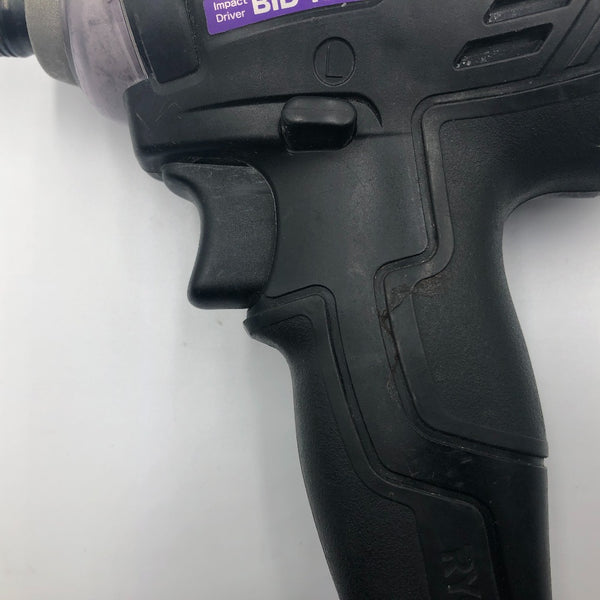 KYOCERA 京セラ RYOBI 18V 1.5Ah 充電式インパクトドライバー ケース・充電器・バッテリ2個セット 動作時異音・停止時火花あり BID-1805 中古