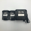 KYOCERA 京セラ RYOBI 18V 1.5Ah 充電式インパクトドライバー ケース・充電器・バッテリ2個セット 動作時異音・停止時火花あり BID-1805 中古