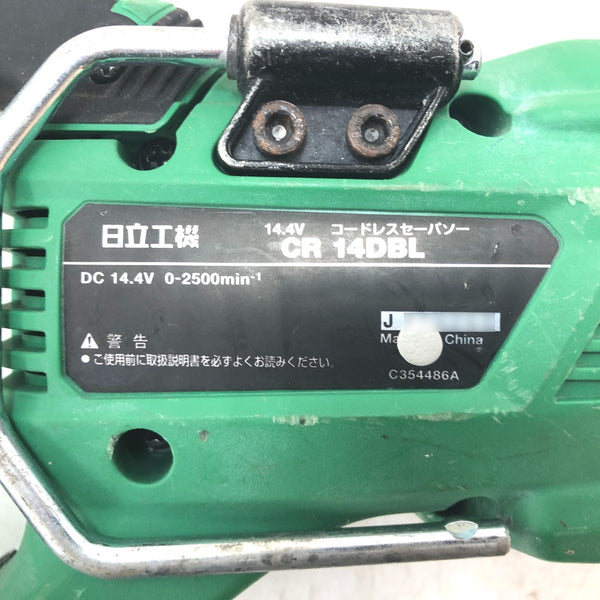 日立工機 HiKOKI ハイコーキ 14.4V対応 コードレスセーバーソー 本体のみ CR14DBL 中古