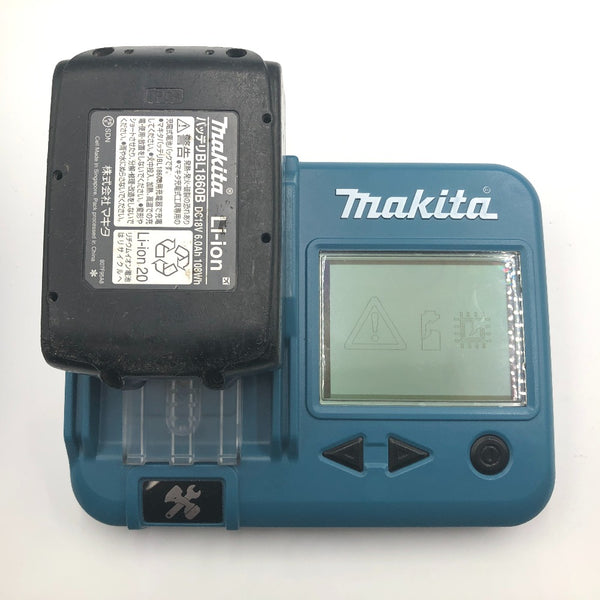 makita マキタ 18V 6.0Ah Li-ionバッテリ 残量表示付 雪マーク付 充電回数49回 BL1860B A-60464 中古