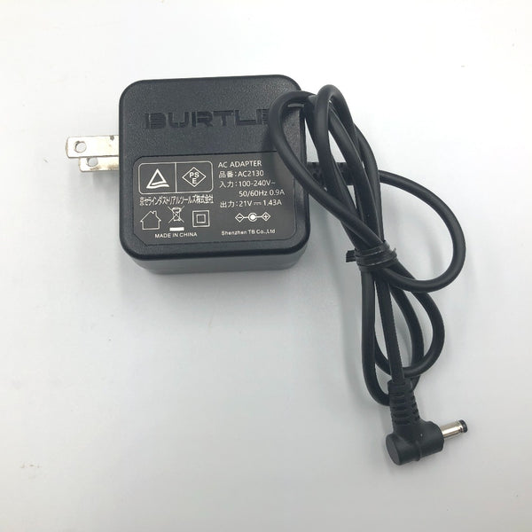 BURTLE バートル 22V 4,900mAh 空調ウェアエアークラフト用Li-ionバッテリ ACアダプタ付 AC08 72.メタリックゴールド 中古