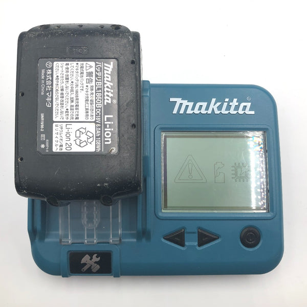 makita マキタ 18V 6.0Ah Li-ionバッテリ 残量表示付 雪マーク付 充電回数26回 BL1860B A-60464 中古