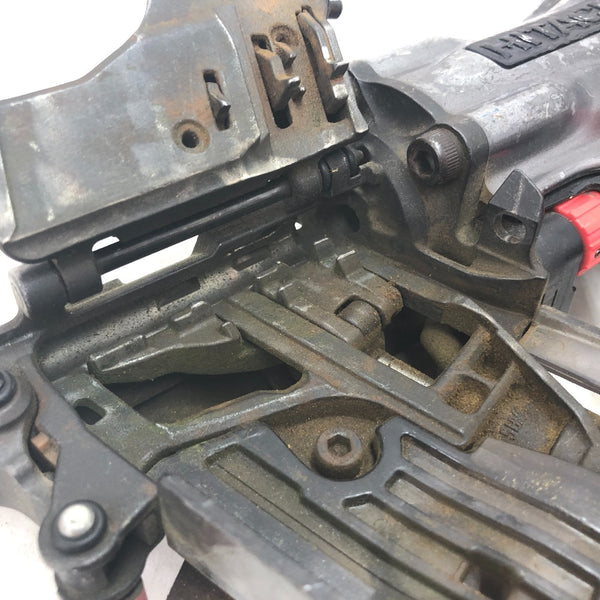 日立工機 HiKOKI ハイコーキ 75mm 高圧ロール釘打機 メタリックグレー NV75HMC 中古