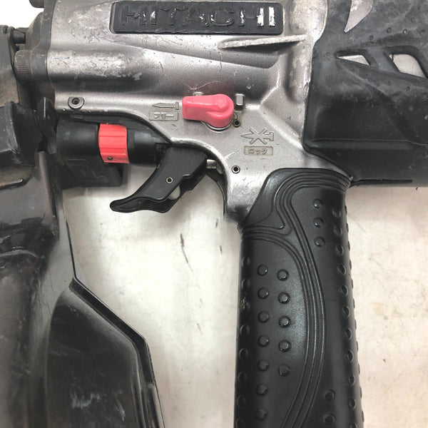 日立工機 HiKOKI ハイコーキ 75mm 高圧ロール釘打機 メタリックグレー NV75HMC 中古