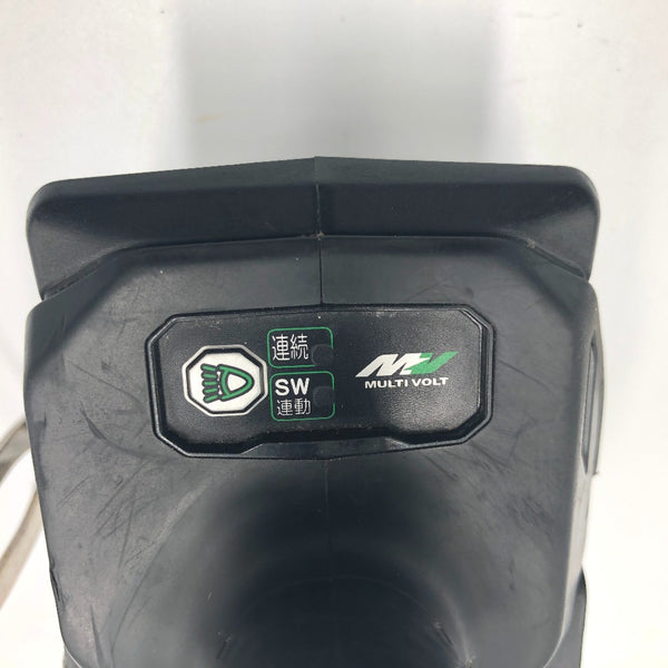 日立工機 HiKOKI ハイコーキ マルチボルト36V対応 コードレスインパクトドライバ ストロングブラック 本体のみ やや軸ブレ バンパ欠品 WH36DA 中古