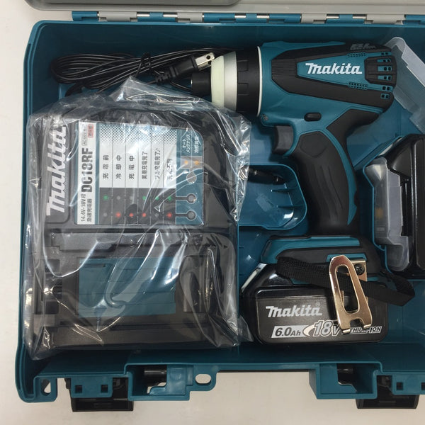 makita マキタ 18V 6.0Ah 充電式4モードインパクトドライバ 青 ケース・充電器・バッテリ2個セット TP141DRGX 未使用品