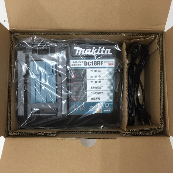 makita マキタ 14.4/18V Li-ionバッテリ対応 急速充電器 外箱・説明書付 DC18RF JPADC18RF 未使用品
