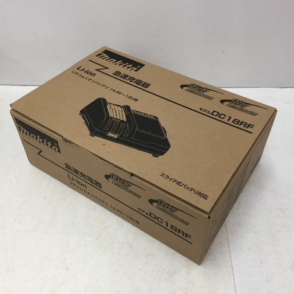makita マキタ 14.4/18V Li-ionバッテリ対応 急速充電器 外箱・説明書付 DC18RF JPADC18RF 未使用品