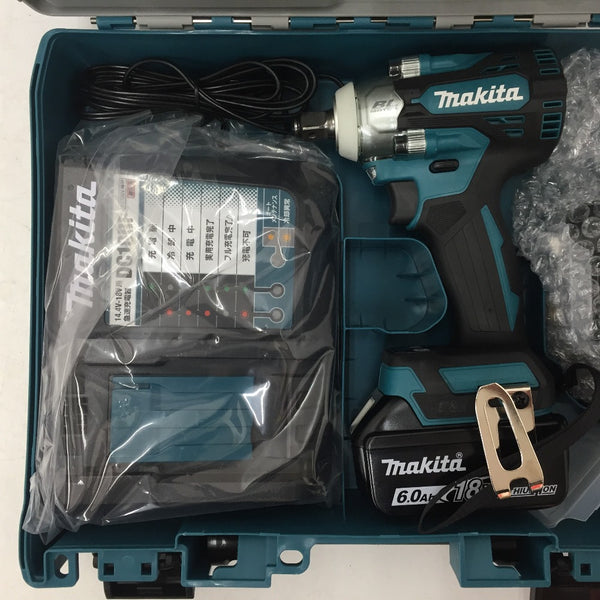 makita マキタ 18V 6.0Ah 12.7mm 充電式インパクトレンチ ケース・充電器・バッテリ2個セット TW300DRGX 未使用品