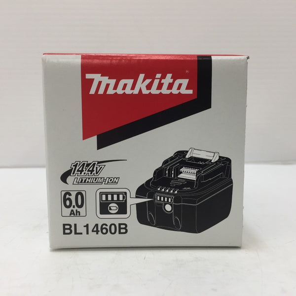 makita マキタ 14.4V 6.0Ah Li-ionバッテリ 残量表示付 雪マーク付 化粧箱入 BL1460B A-60660 未使用品