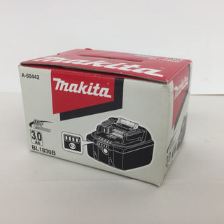 makita マキタ 18V 3.0Ah Li-ionバッテリ 残量表示付 化粧箱入 BL1830B A-60442 未使用品