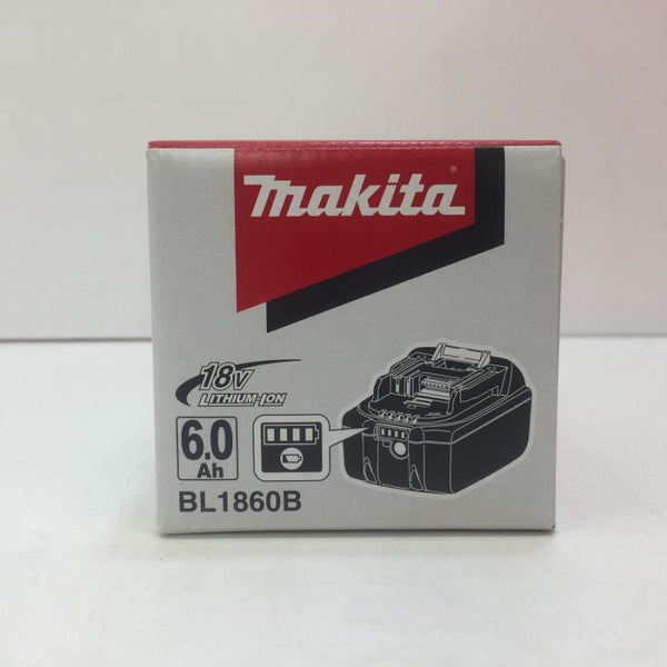 makita マキタ 18V 6.0Ah Li-ionバッテリ 残量表示付 雪マーク付 化粧箱入 BL1860B A-60464 未使用品