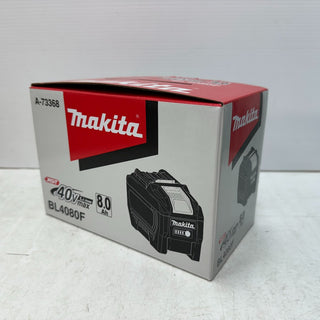 makita (マキタ) 40Vmax 8.0Ah Li-ionバッテリ 残量表示付 高出力バッテリ 化粧箱入 BL4080F A-73368 未使用品