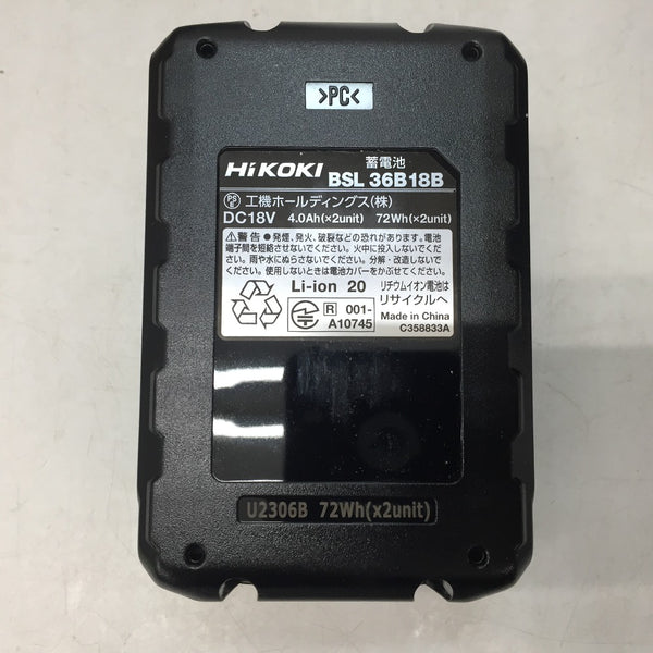 HiKOKI (ハイコーキ) マルチボルト 36V-4.0Ah 18V-8.0Ah Li-ionバッテリ リチウムイオン電池 Bluetooth無線連動機能付 BSL36B18B 0037-5634 新品