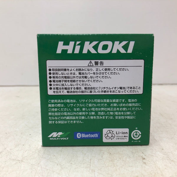 HiKOKI ハイコーキ マルチボルト 36V-4.0Ah 18V-8.0Ah T-PWRバッテリー リチウムイオン畜電池 Bluetooth連動機能付 BSL3640MVBT 0038-1992 未使用品