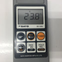 SATO 佐藤計量器製作所 メモリ機能付防水型デジタル温度計 工業用 -30℃～199.9℃ ソフトケース・標準センサ付 説明書なし SK-1260 中古