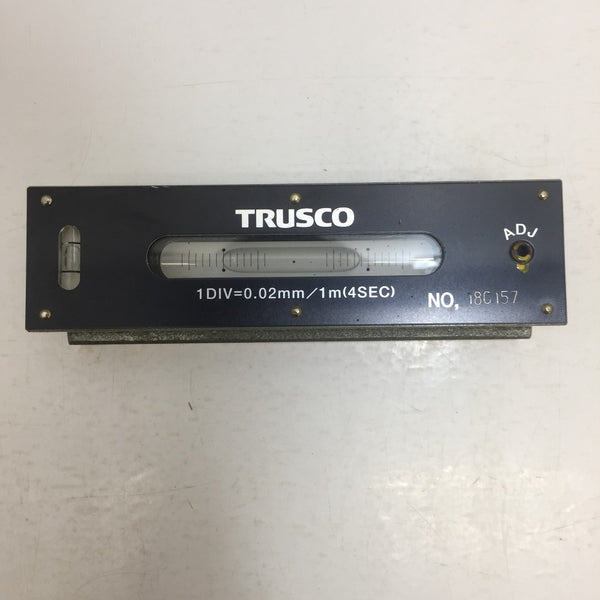 TRUSCO中山 平形精密水準器 A級 寸法150 感度0.02 平面度測定用 スコヤ ケース付 TFL-A1502 中古 テイクハンズ  takehands 工具専門店 テイクハンズ