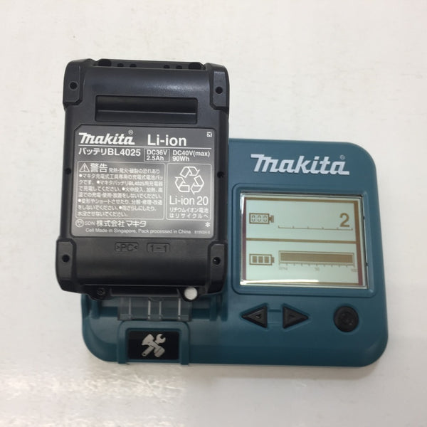 makita (マキタ) 40Vmax 2.5Ah 充電式インパクトドライバ 黒 ケース・充電器・バッテリ2個セット TD001GRDXB 新品同様