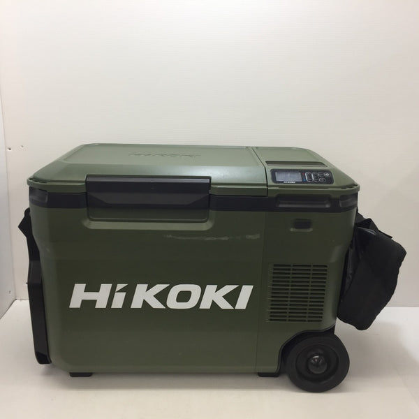 HiKOKI (ハイコーキ) 18V対応 コードレス冷温庫 フォレストグリーン 本体のみ 専用バッグ付 UL18DB(NMG) 中古