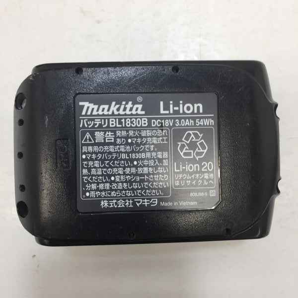 makita (マキタ) 18V 3.0Ah 充電式ジグソー ケース・充電器・バッテリ1個セット JV182DRF 中古