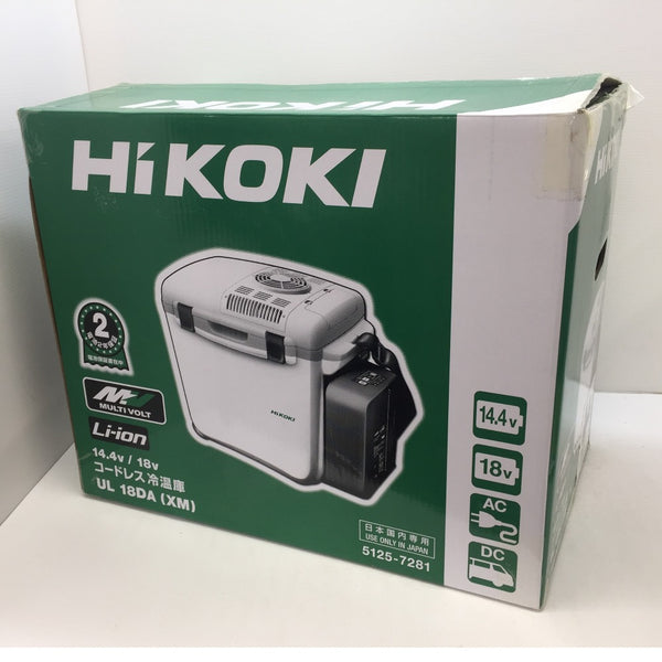 HiKOKI (ハイコーキ) 14.4/18V/AC100V対応 コードレス冷温庫 本体のみ UL18DA 美品