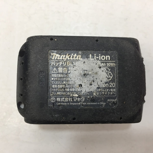 makita (マキタ) 18V 5.0Ah Li-ionバッテリ 残量表示機能なし BL1850 中古