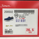 Simon (シモン) 安全靴 マジック式短靴 SX3層底 耐滑性有F SS18BV 26.5cm EEE 未着用品