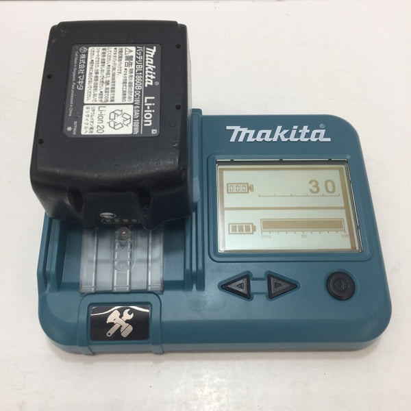 makita (マキタ) 18V 6.0Ah Li-ionバッテリ 残量表示付 雪マーク付 充電回数30回 BL1860B A-60464 中古