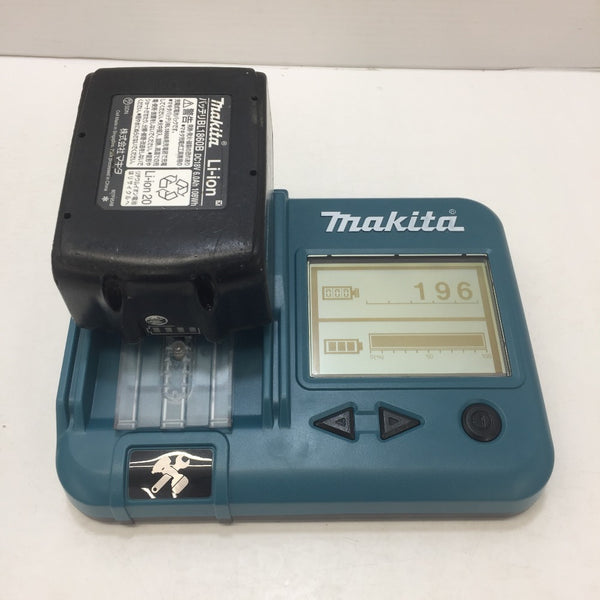 makita (マキタ) 18V 6.0Ah Li-ionバッテリ 残量表示付 雪マーク付 充電回数196回 BL1860B A-60464 中古