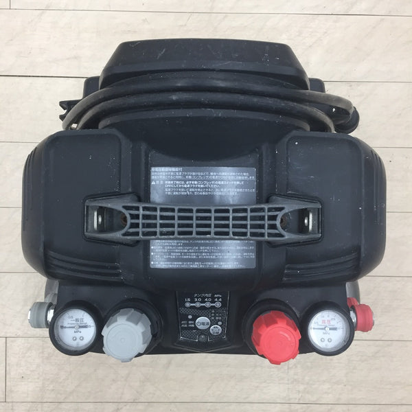 日立工機 HiKOKI 100V エアコンプレッサ 8L 一般圧・高圧対応 EC1245H 中古美品