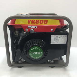 メーカー不明 800W インバーター式コンパクト発電機 小型家庭用 給油口サビ汚れあり YK800 中古
