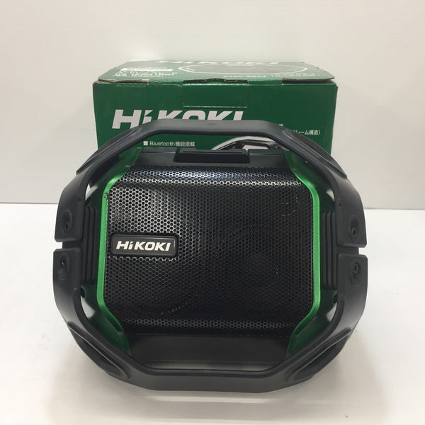 HiKOKI (ハイコーキ) 14.4/18V対応 コードレススピーカー Bluetooth対応 本体のみ US18DA(NN) 美品