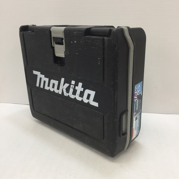 makita (マキタ) 18V対応 充電式インパクトドライバ 青 本体のみ ケース付 TD172D 中古