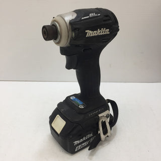 makita (マキタ) 18V 6.0Ah 充電式インパクトドライバ 黒 ケース・充電器・バッテリ2個セット TD172DRGXB 中古