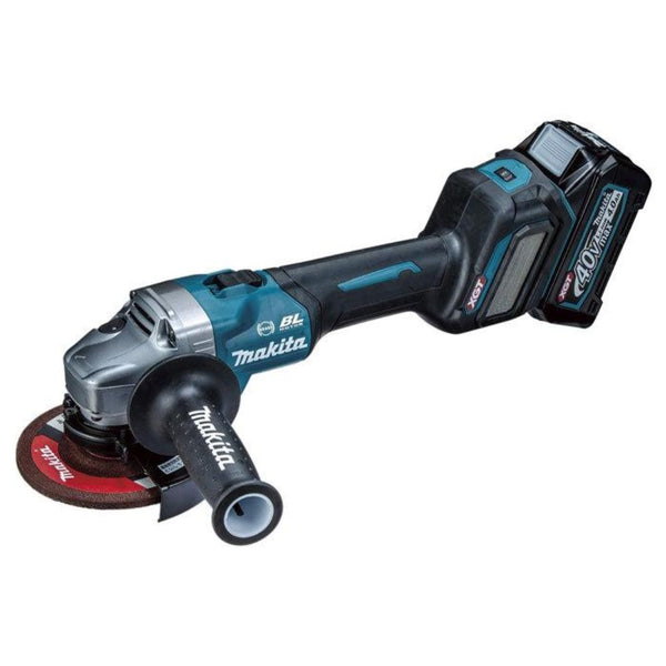 makita (マキタ) 40Vmax 4.0Ah 125mm 充電式ディスクグラインダ ケース・充電器・バッテリ2個セット GA018GRMX 未使用品