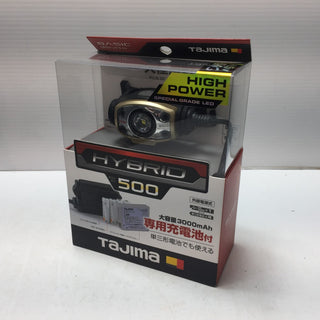 TAJIMA タジマ TJMデザイン ハイブリット式ハイパワーヘッドライト LEDヘッドライトE501Dセット LE-E501D-SP 未開封品