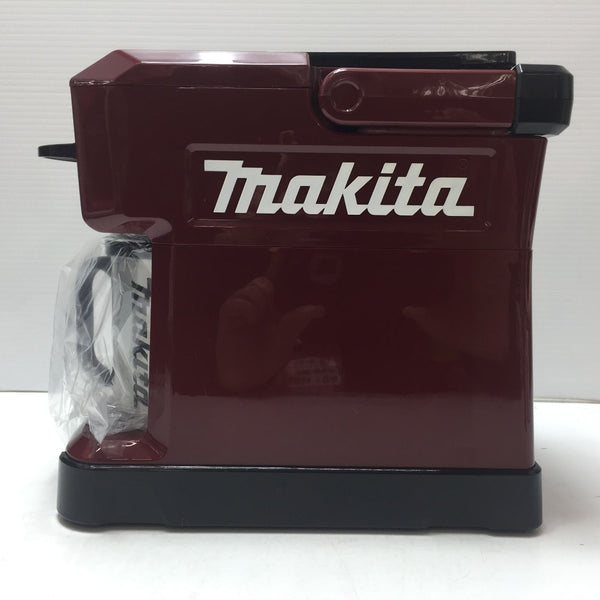 makita (マキタ) 10.8Vスライド式/14.4V/18V対応 充電式コーヒーメーカー オーセンティックレッド 本体のみ CM501DZAR 美品