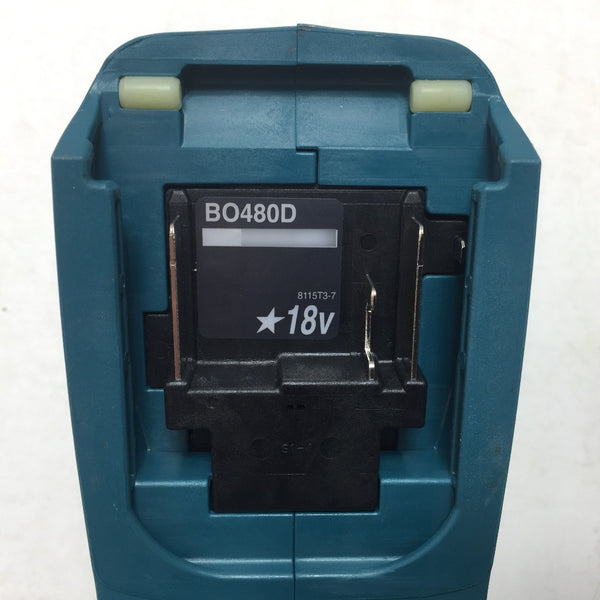 makita (マキタ) 18V対応 充電式防じんミニサンダ 四角タイプ 本体のみ ダストバッグ欠品 BO480D 中古美品