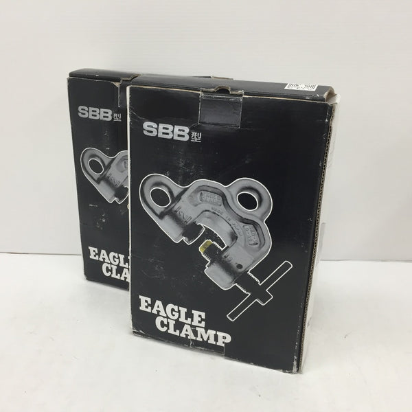 EAGLE CLAMP イーグルクランプ ねじ式全方向クランプ SBB型 2t 有効板厚1～40mm 2個セット 外箱イタミ 未使用品