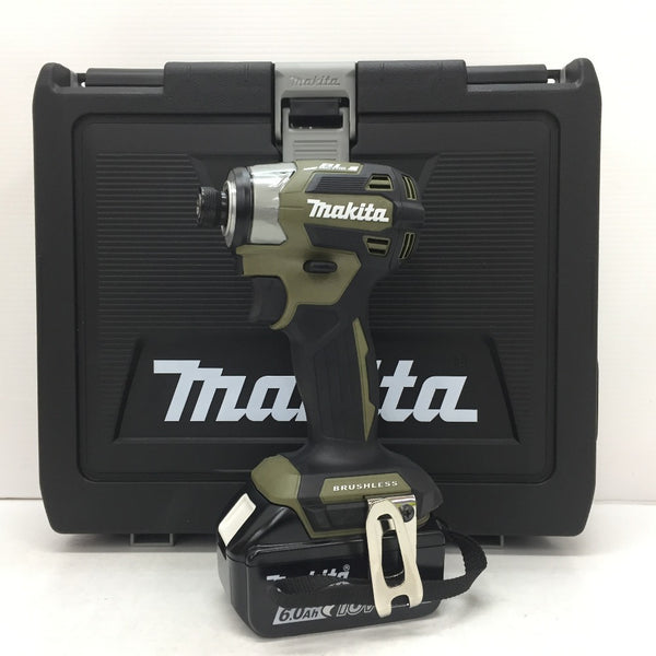 makita (マキタ) 18V 6.0Ah 充電式インパクトドライバ オリーブ 充電器