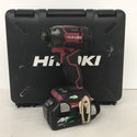 HiKOKI (ハイコーキ) マルチボルト36V コードレスインパクトドライバ フレアレッド ケース・充電器・バッテリ2個セット WH36DC(2XPR) 中古