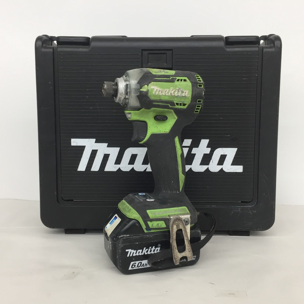 makita (マキタ) 18V 6.0Ah 充電式インパクトドライバ ライム ケース