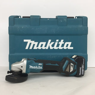 makita (マキタ) 18V 6.0Ah 充電式ディスクグラインダ ケース・充電器・バッテリ1個セット GA412DRG 中古