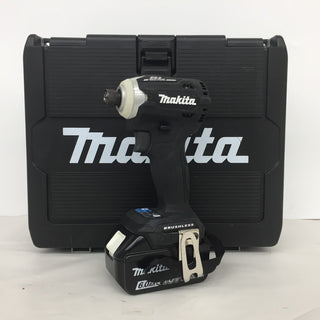 makita (マキタ) 18V 6.0Ah 充電式インパクトドライバ 黒 ケース・充電器・バッテリ2個セット TD171DRGXB 中古美品