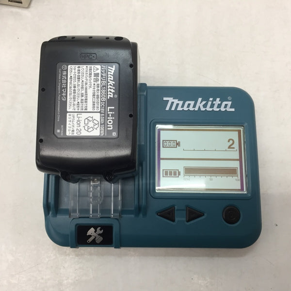 makita (マキタ) 18V 6.0Ah 165mm 充電式マルノコ 青 ケース・充電器・バッテリ2個・鮫肌チップソーセット HS631DGXS 美品